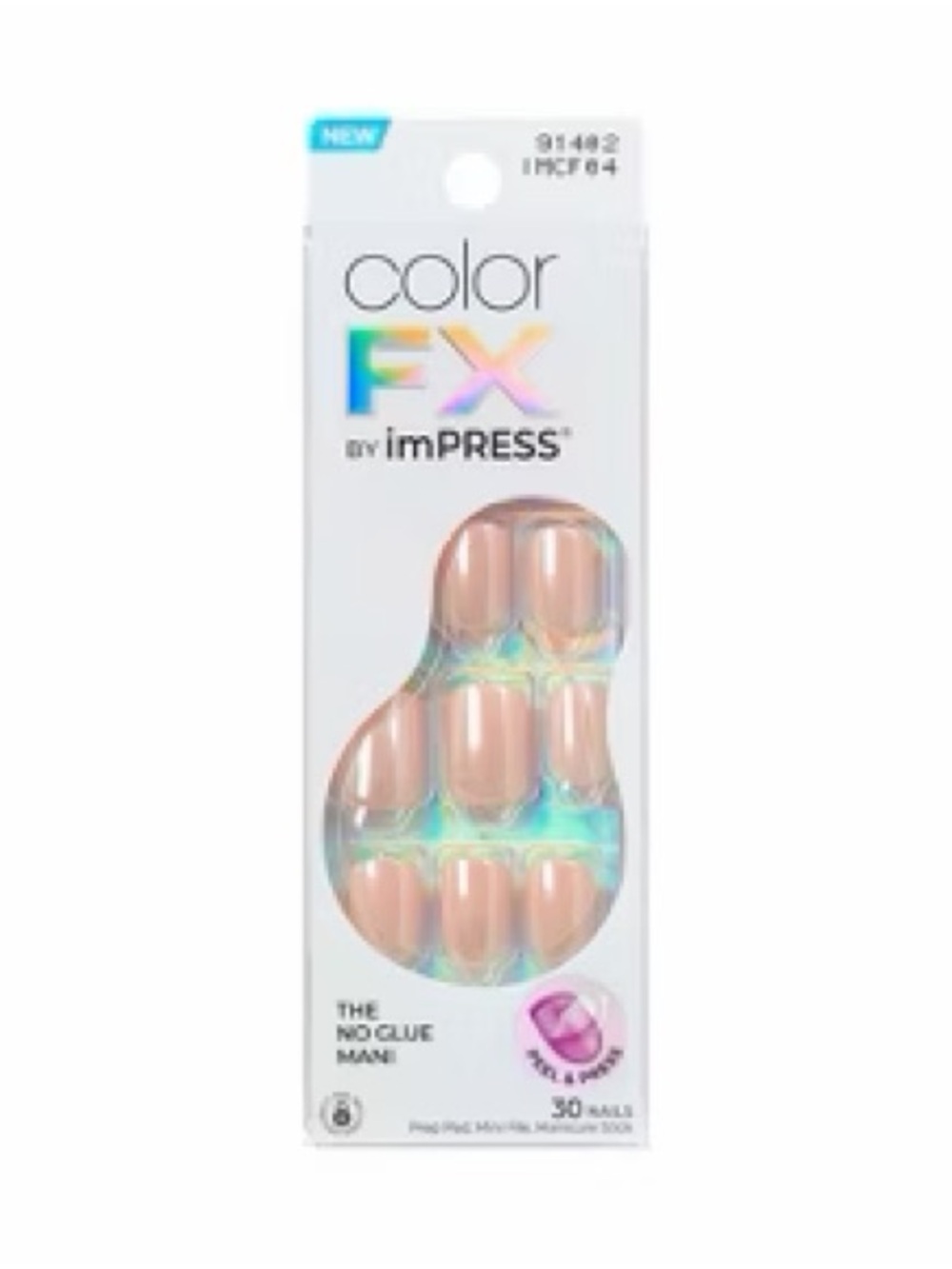 imPRESS Color FX Nude Pink Press-On Nails